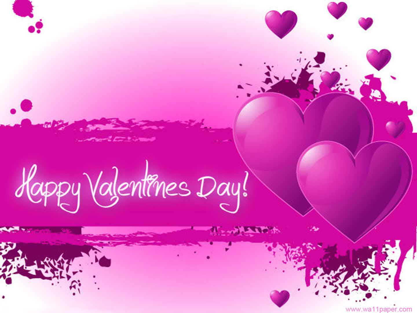 Happy Valentines Day Purple Wallpapers