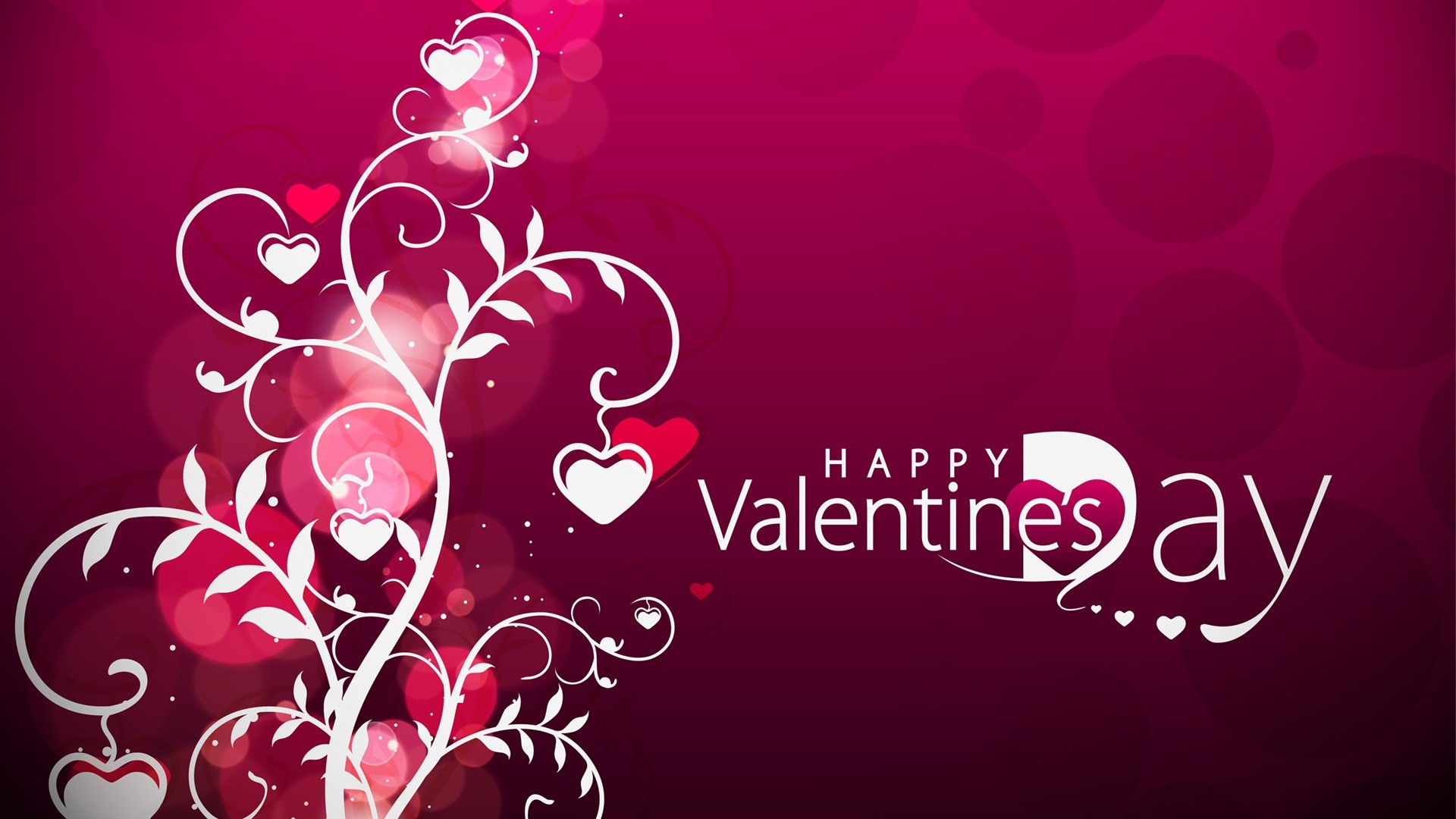 Happy Valentines Day Purple Wallpapers