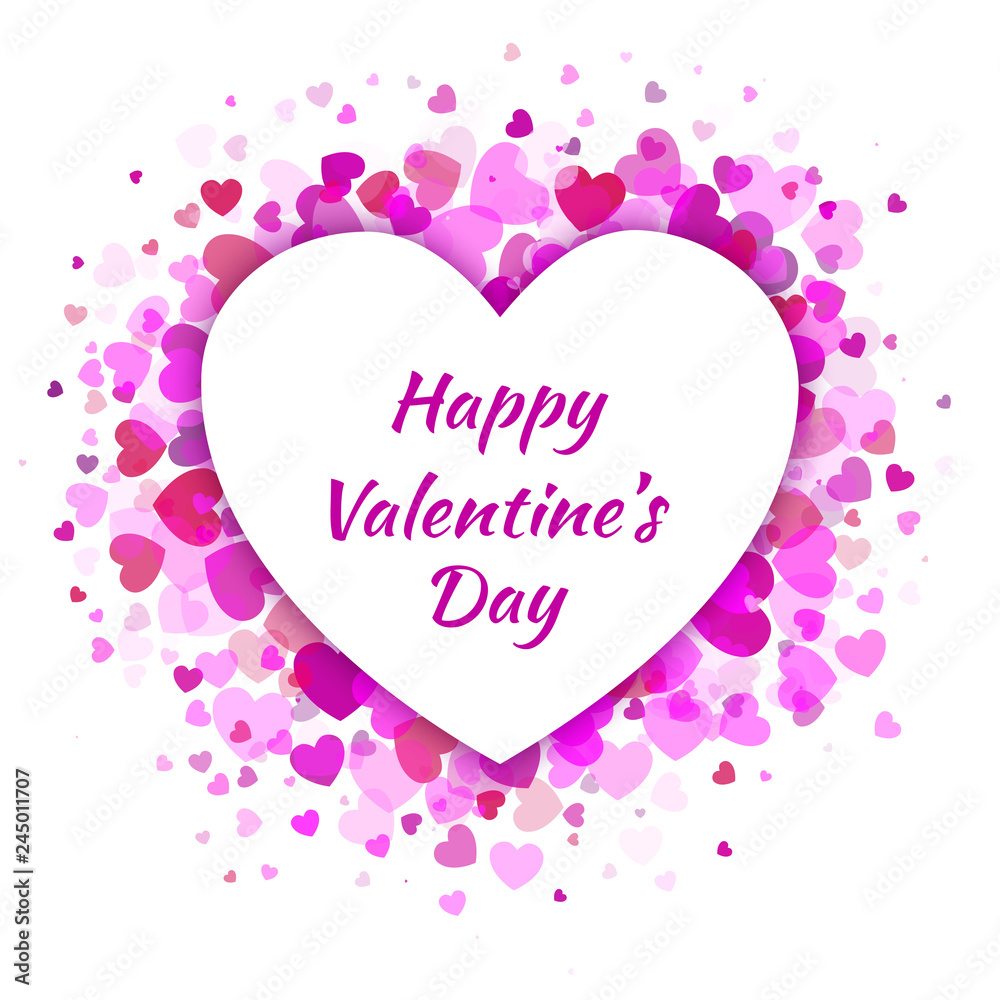 Happy Valentines Day Purple Wallpapers