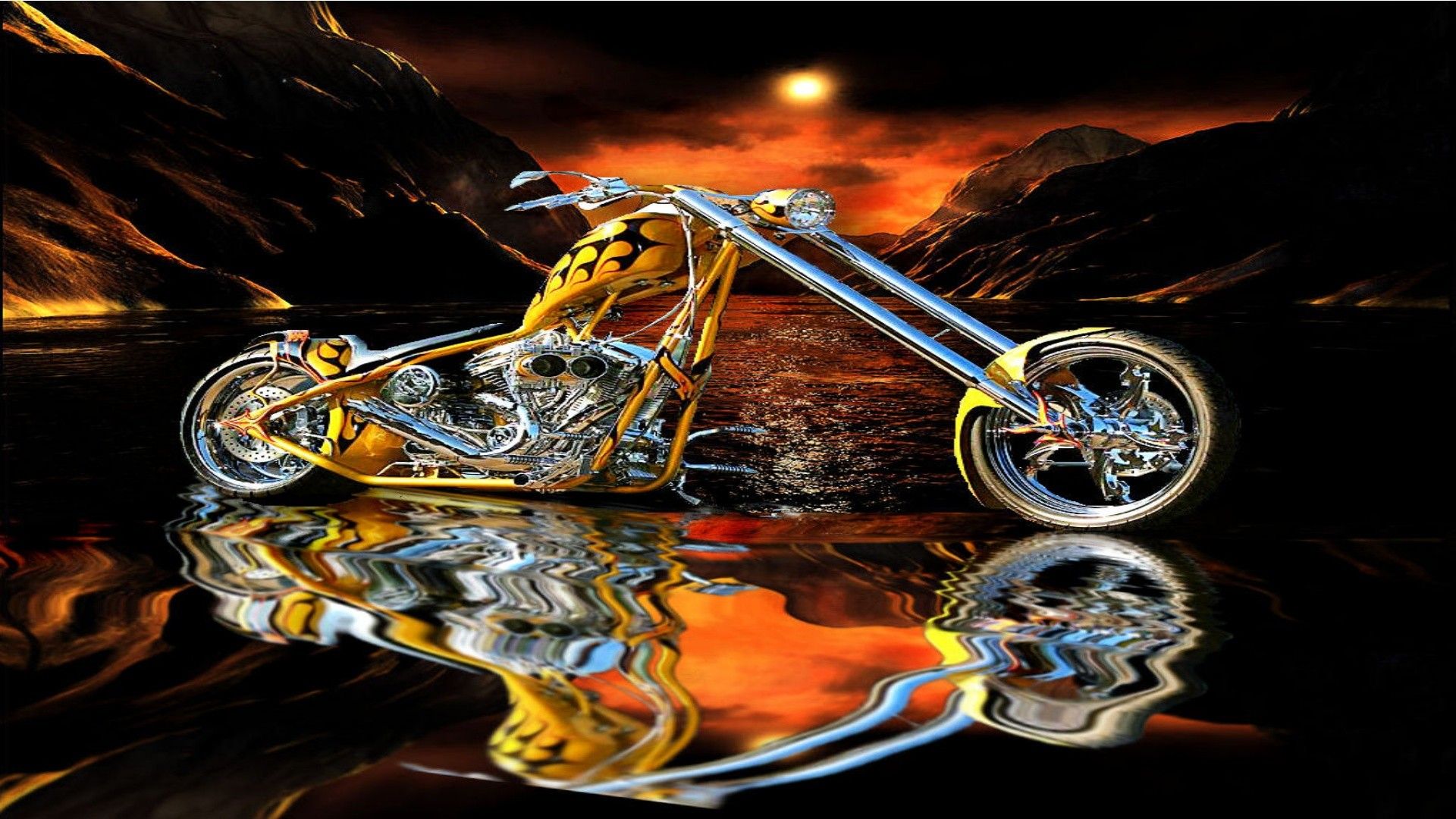 Harley Davidson Chopper Wallpapers