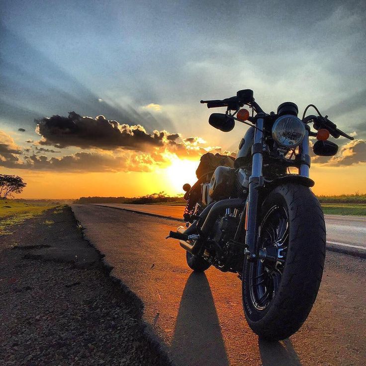 Harley Davidson Sunset Wallpapers