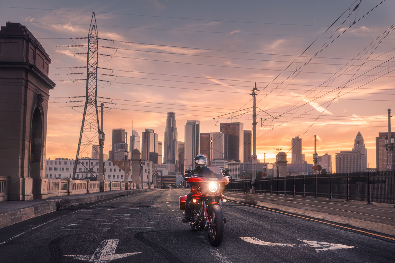 Harley Davidson Sunset Wallpapers