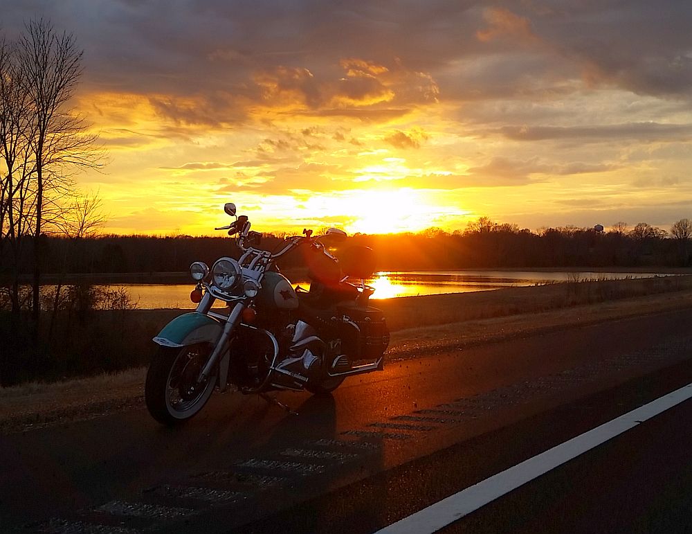 Harley Davidson Sunset Wallpapers