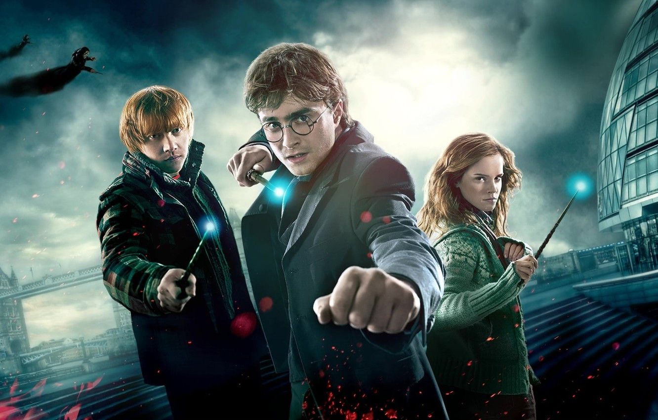 Harry Hermione And Ron Wallpapers