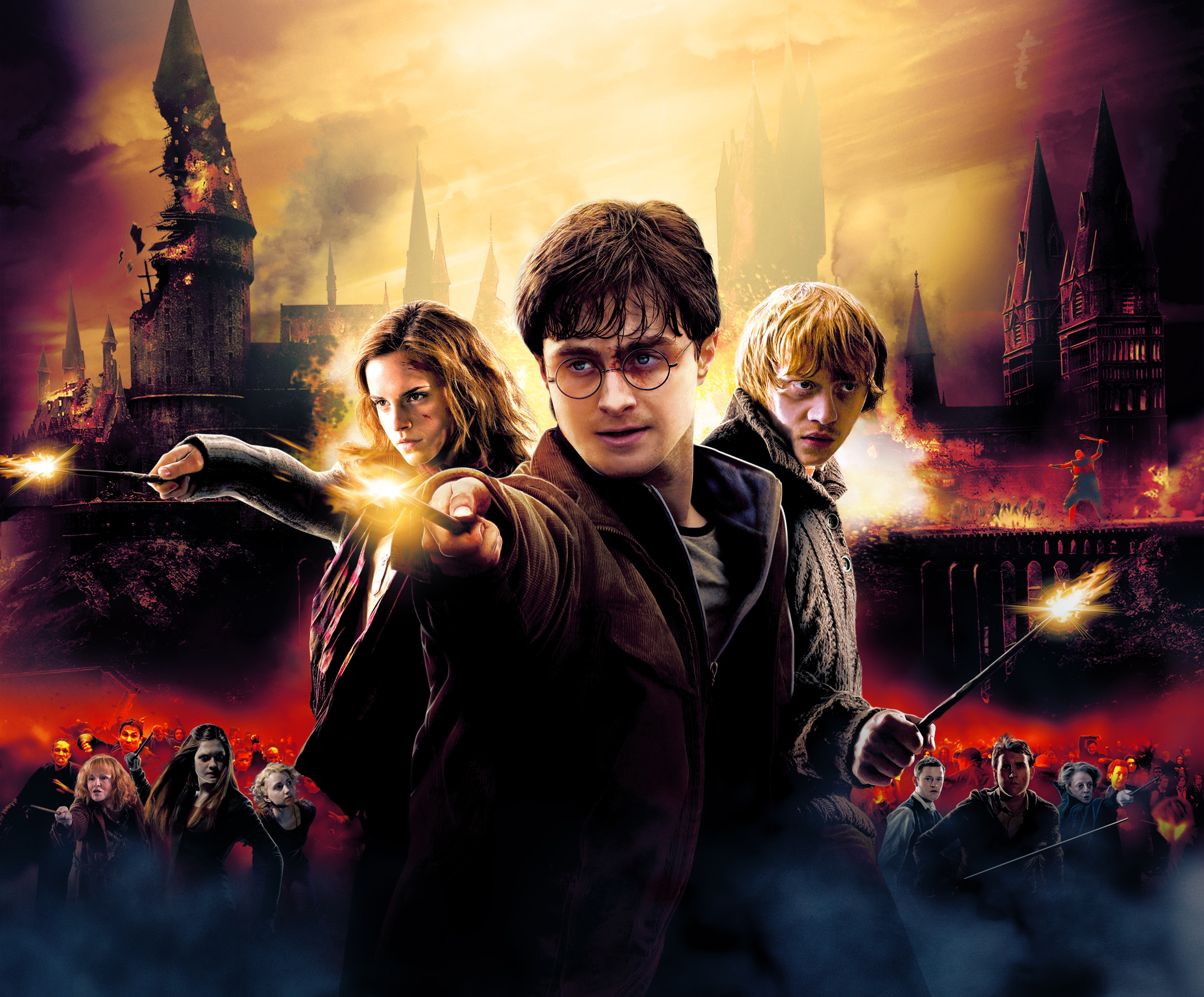 Harry Hermione And Ron Wallpapers