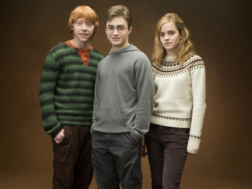 Harry Hermione And Ron Wallpapers