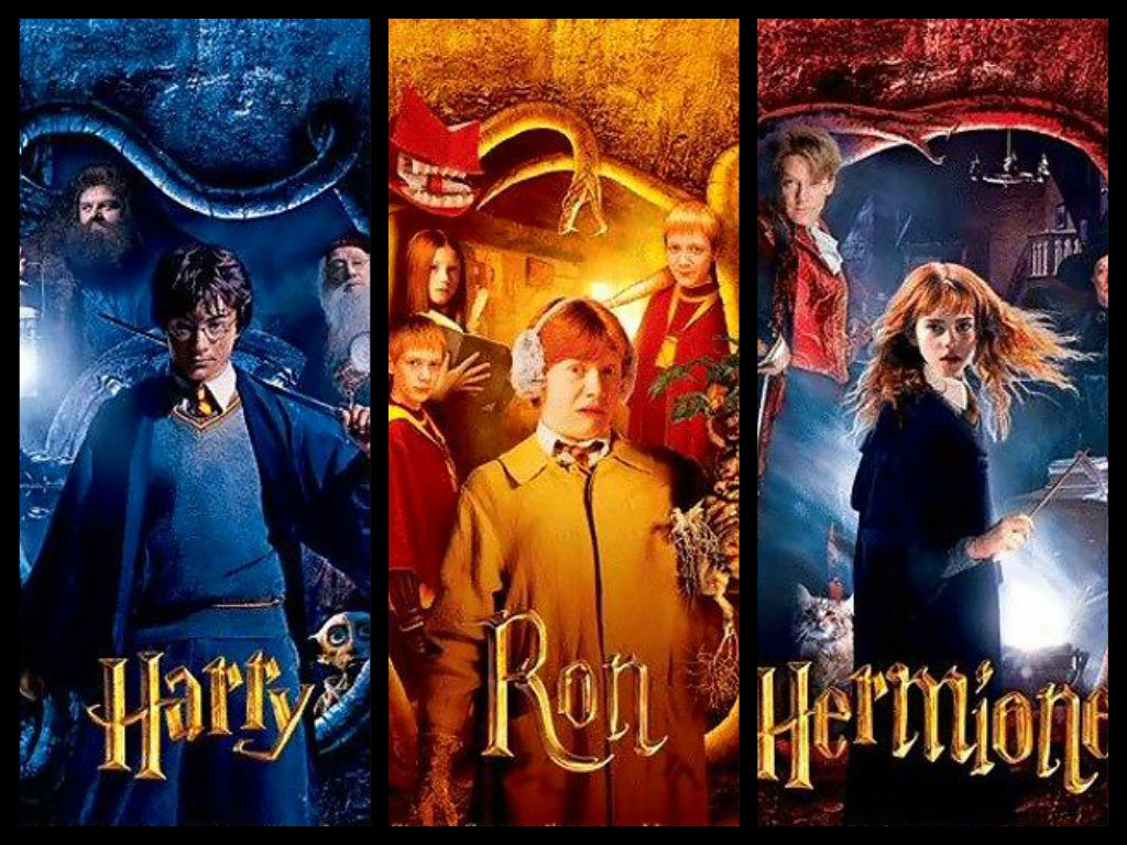 Harry Hermione And Ron Wallpapers