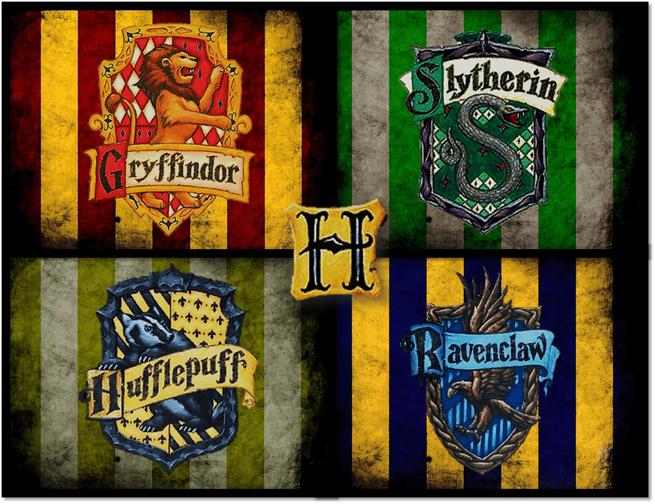 Harry Potter House Banners Printable Wallpapers