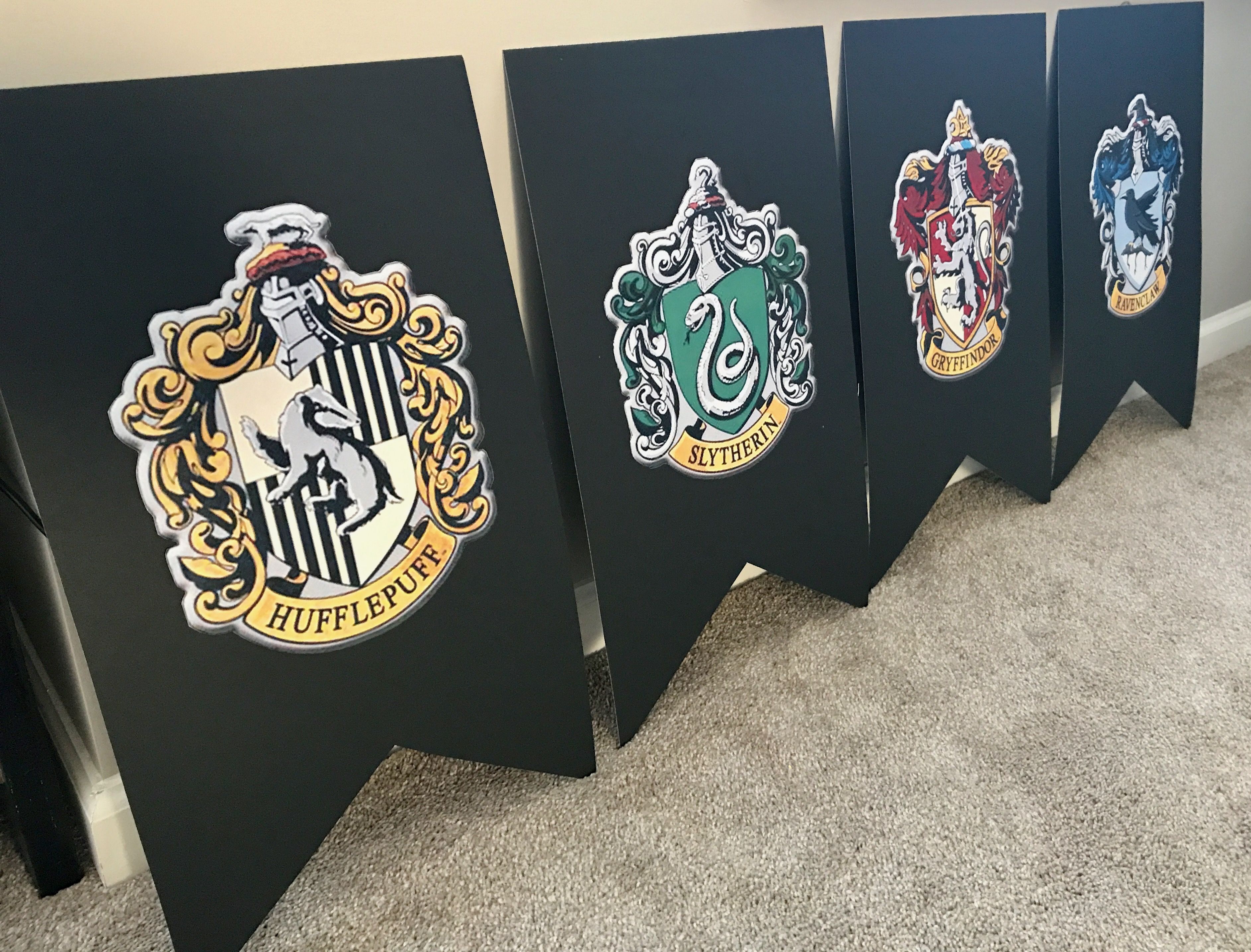 Harry Potter House Banners Printable Wallpapers