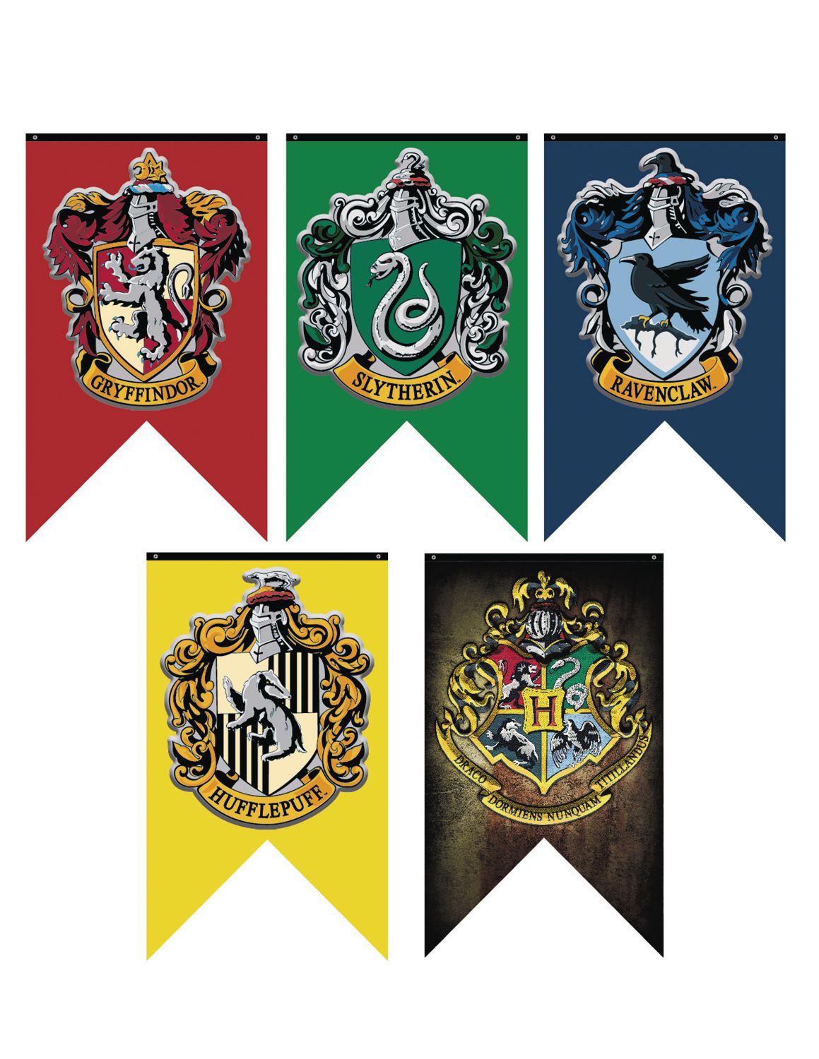 Harry Potter House Banners Printable Wallpapers