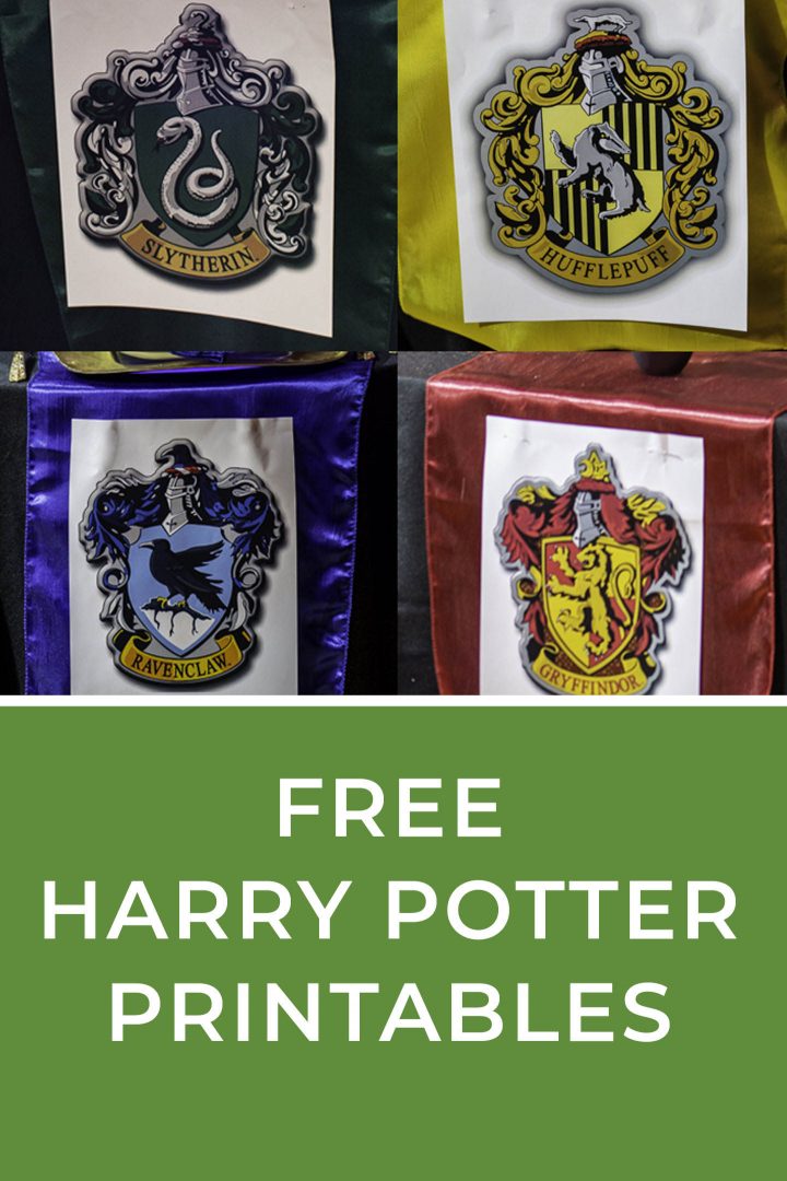 Harry Potter House Banners Printable Wallpapers