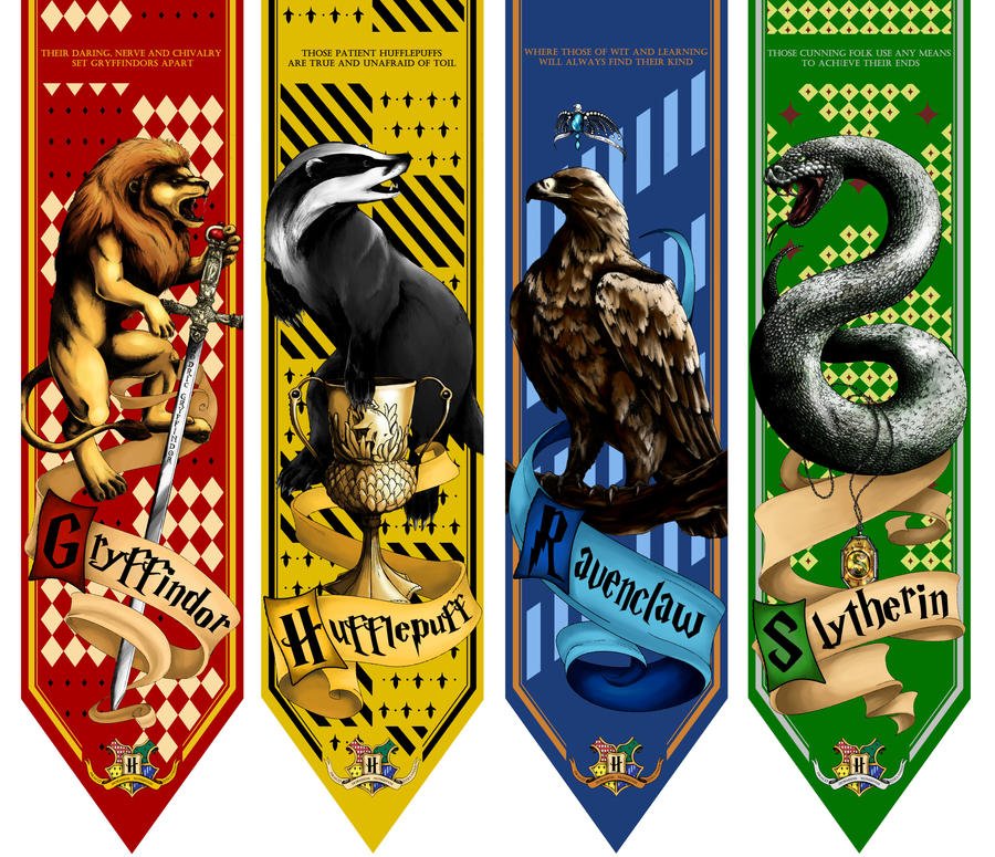 Harry Potter House Banners Printable Wallpapers