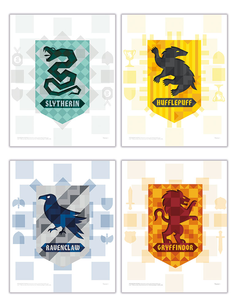 Harry Potter House Banners Printable Wallpapers