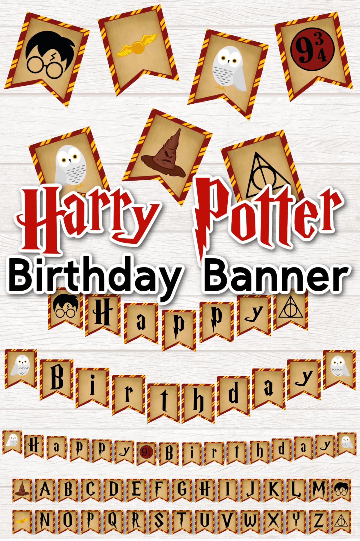 Harry Potter House Banners Printable Wallpapers