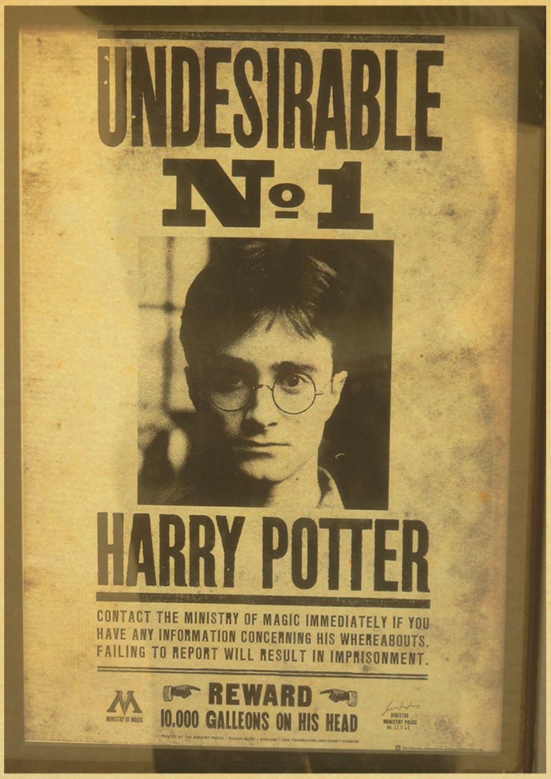 Harry Potter Retro Poster Wallpapers