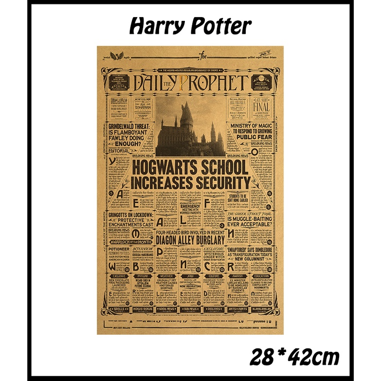 Harry Potter Retro Poster Wallpapers