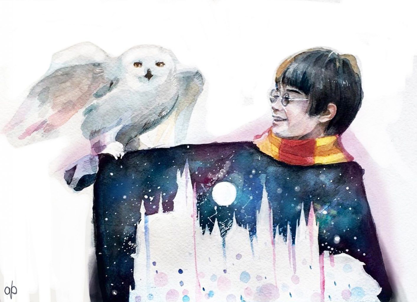 Harry Potter Watercolor Wallpapers