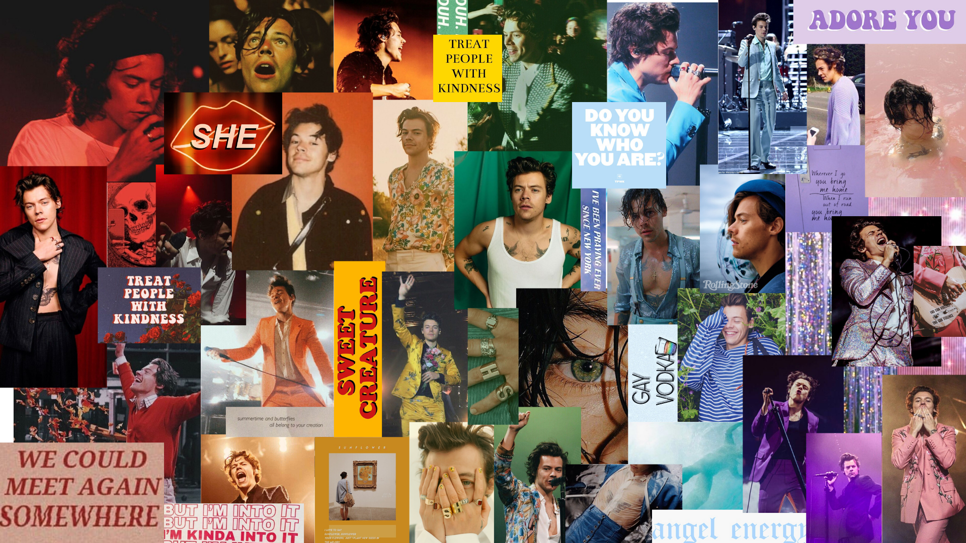 Harry Styles Collage Wallpapers