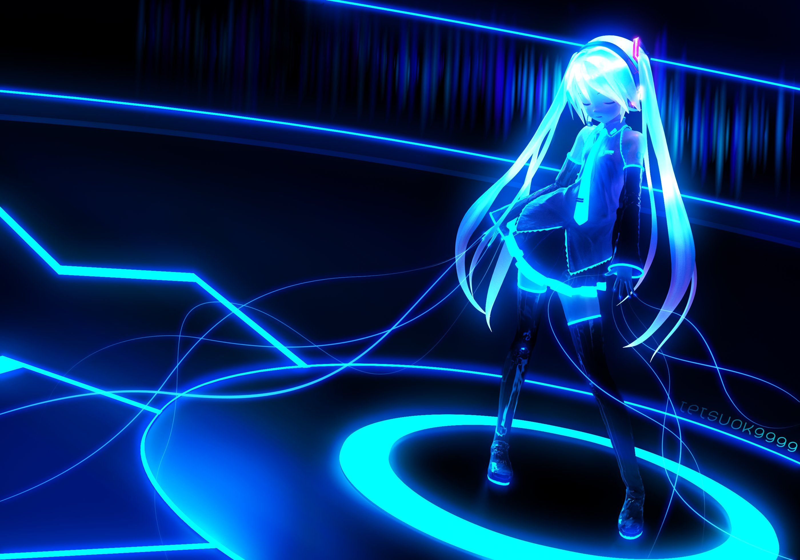 Hatsune Miku 3D Wallpapers