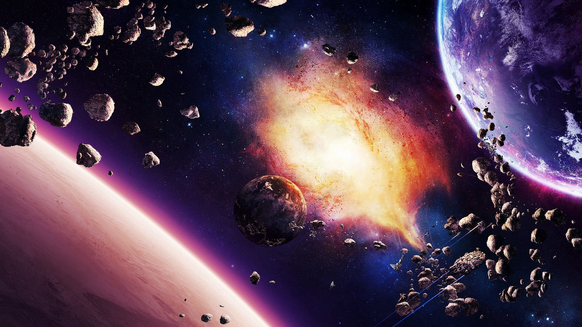 Hd 1080P Space Explosion Wallpapers