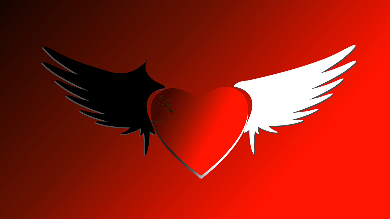 Heart With Wings Wallpapers