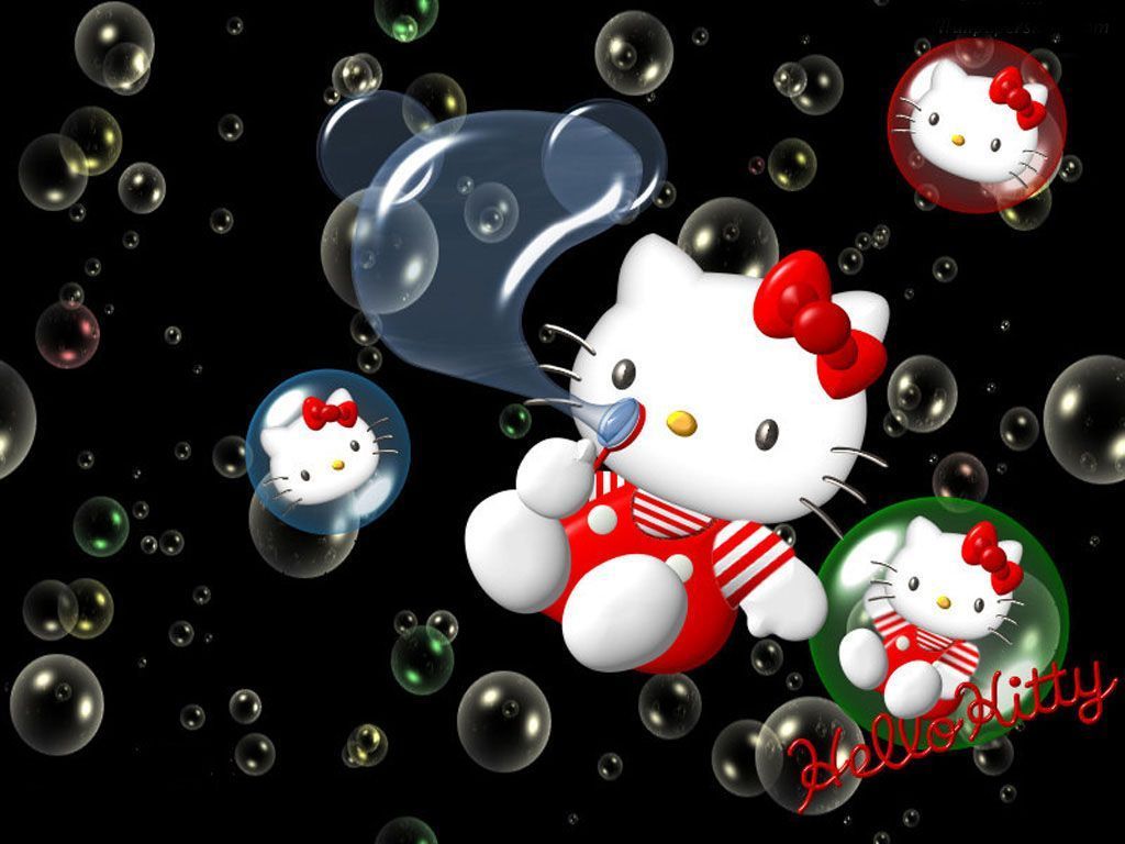 Hello Kitty 3D Wallpapers