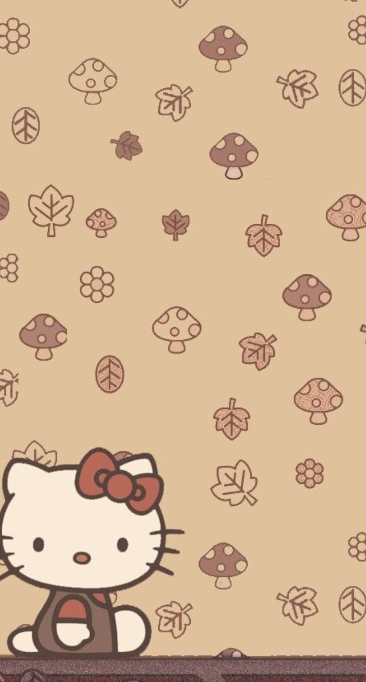 Hello Kitty Brown Wallpapers