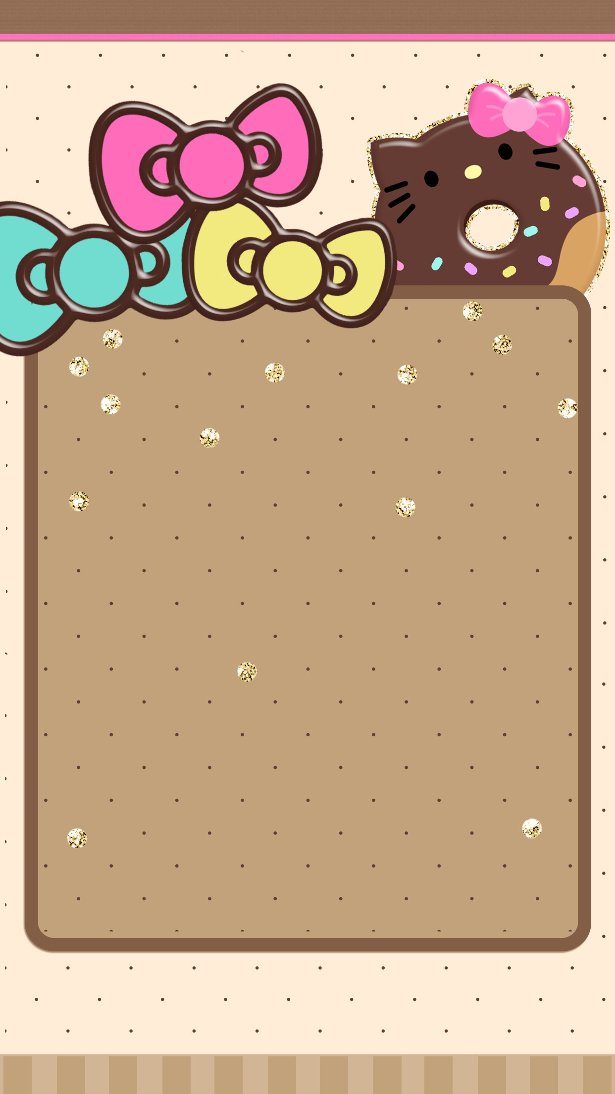 Hello Kitty Brown Wallpapers