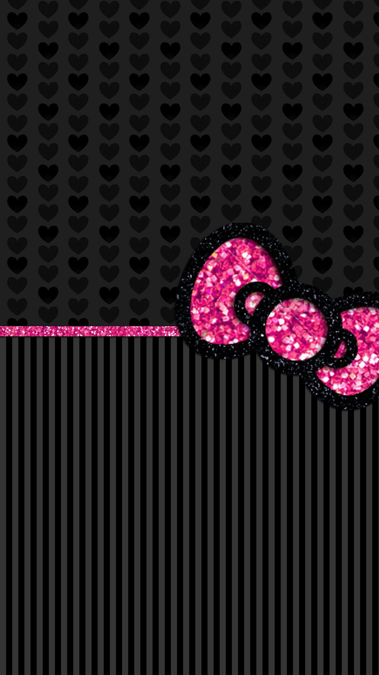 Hello Kitty Glitter Wallpapers