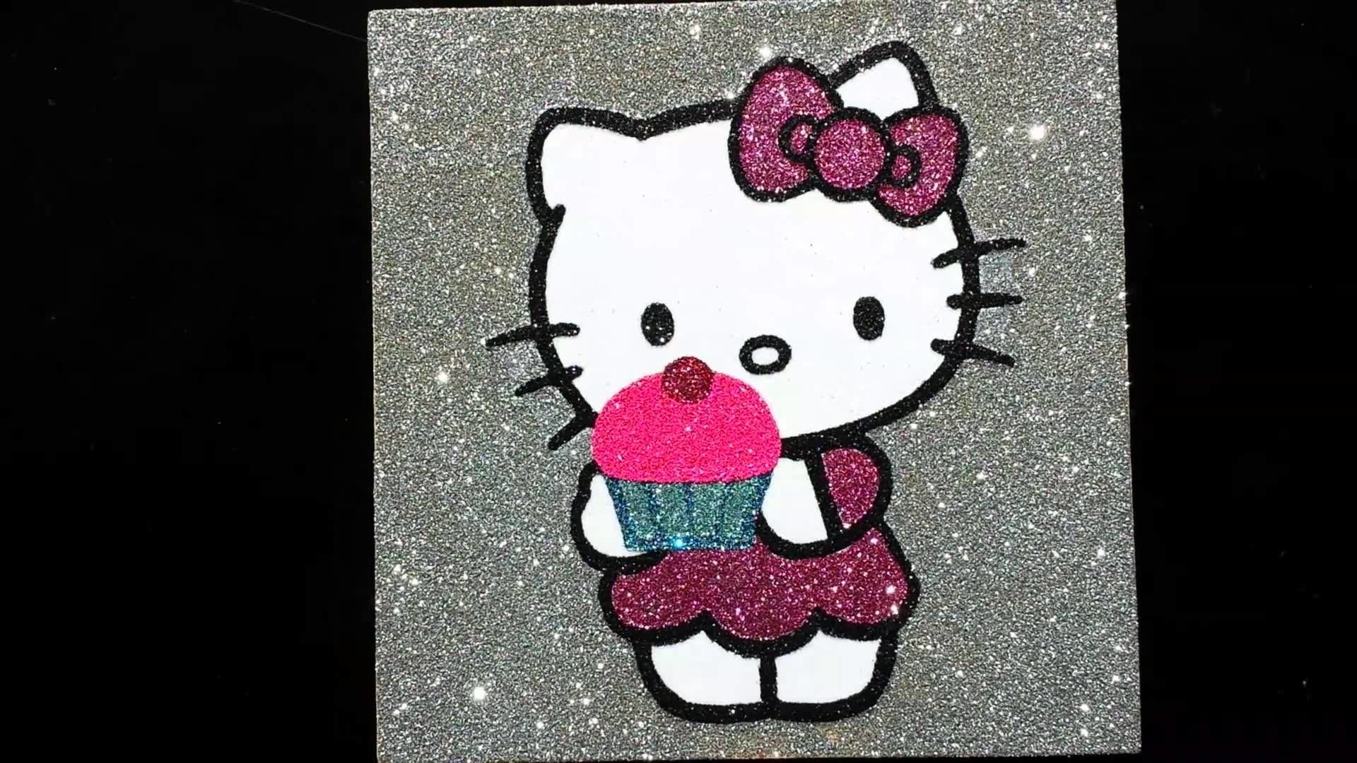 Hello Kitty Glitter Wallpapers