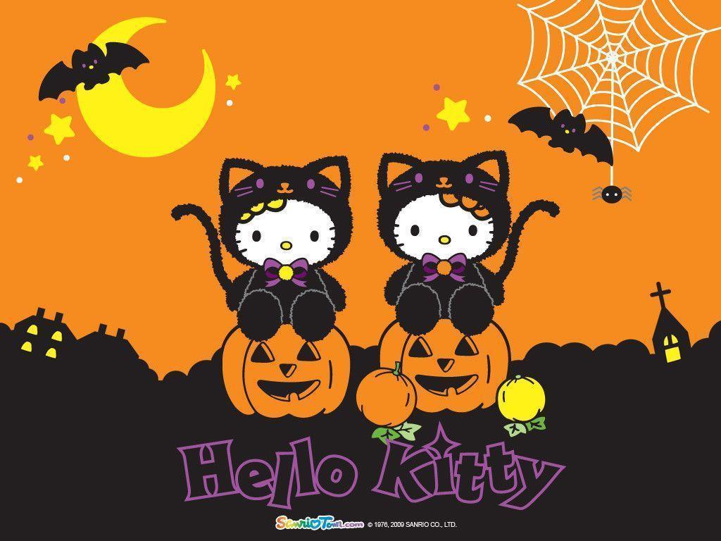 Hello Kitty Halloween Desktop Wallpapers