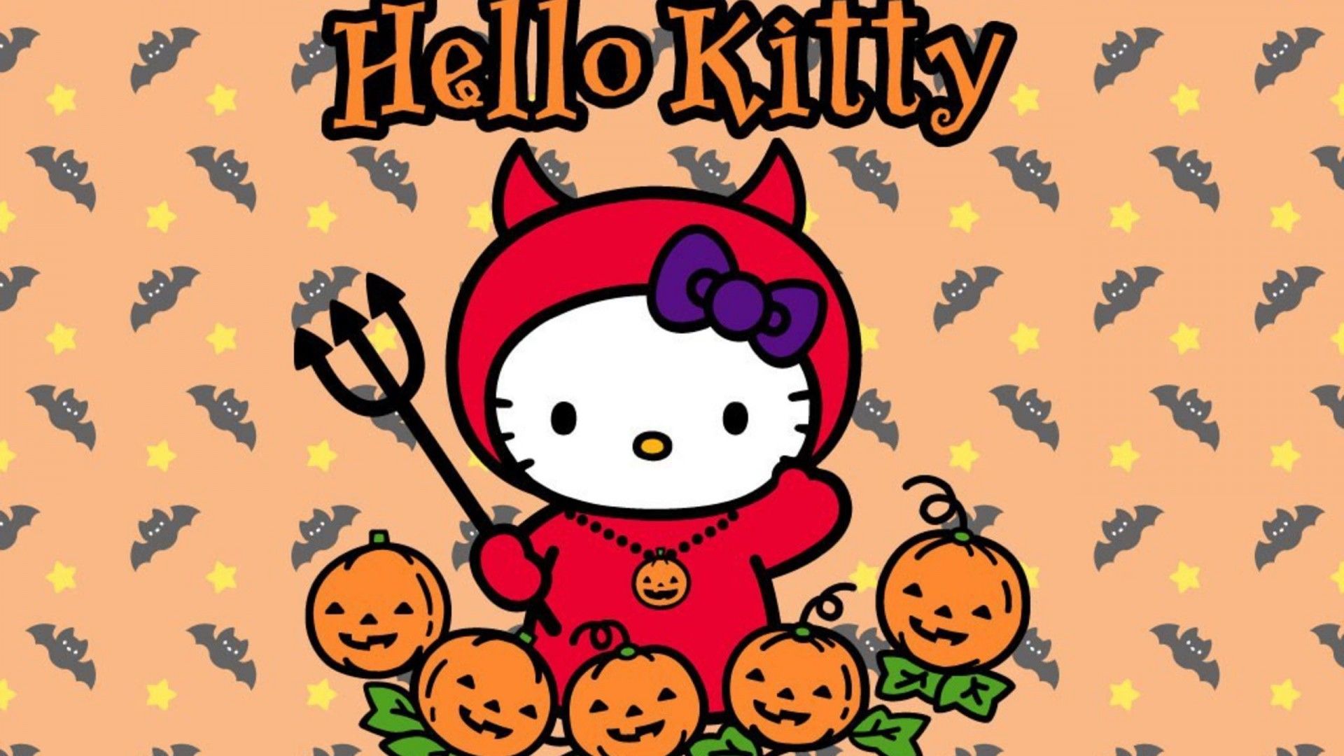 Hello Kitty Halloween Desktop Wallpapers