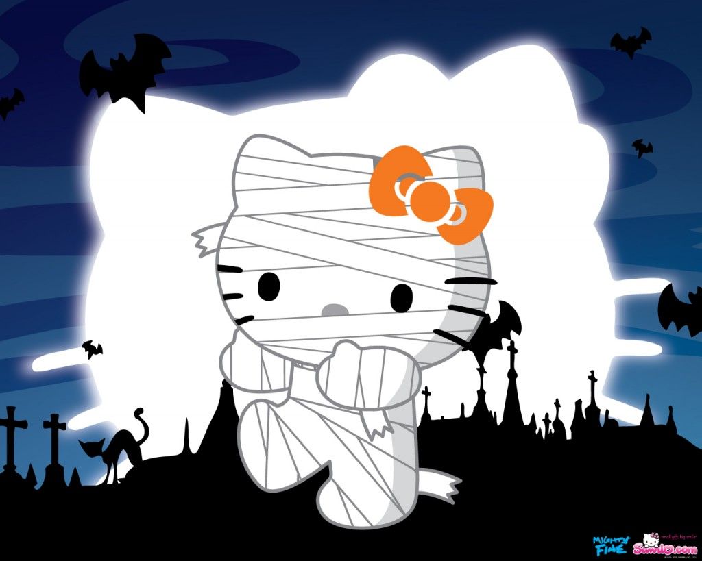 Hello Kitty Halloween Desktop Wallpapers