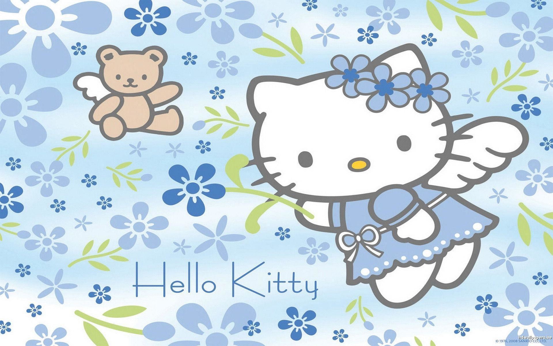 Hello Kitty Blue Wallpapers