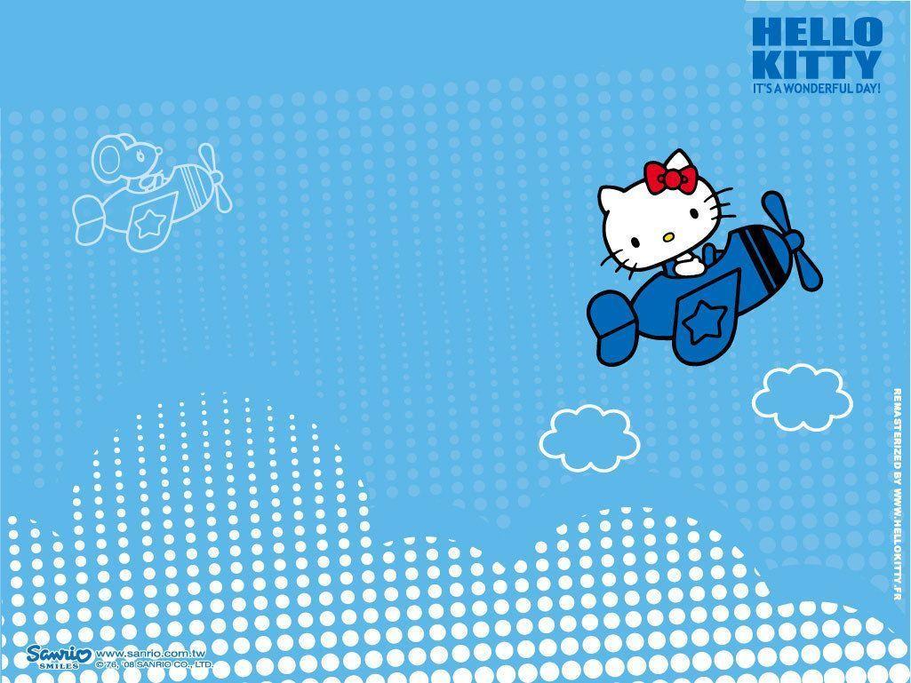 Hello Kitty Blue Wallpapers