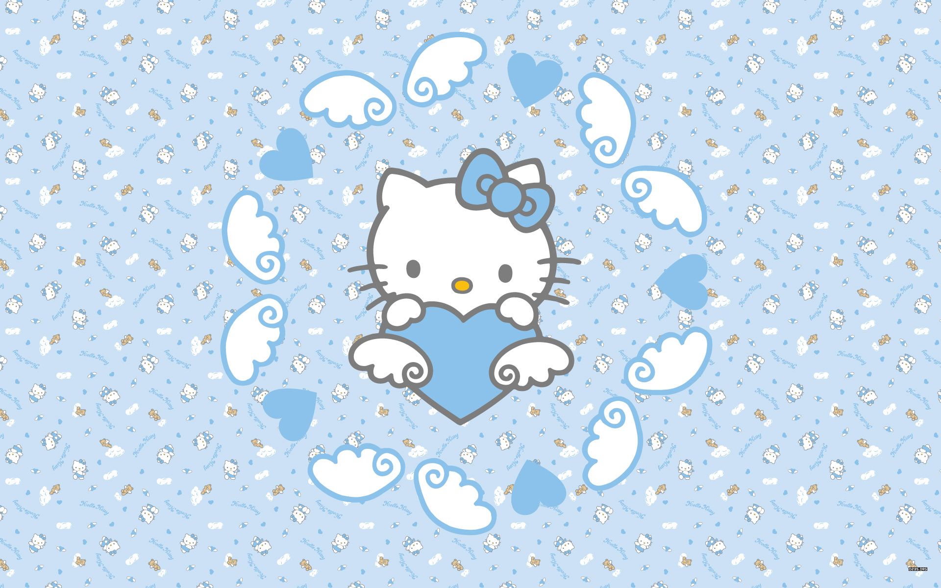 Hello Kitty Blue Wallpapers