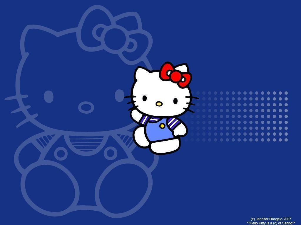 Hello Kitty Blue Wallpapers