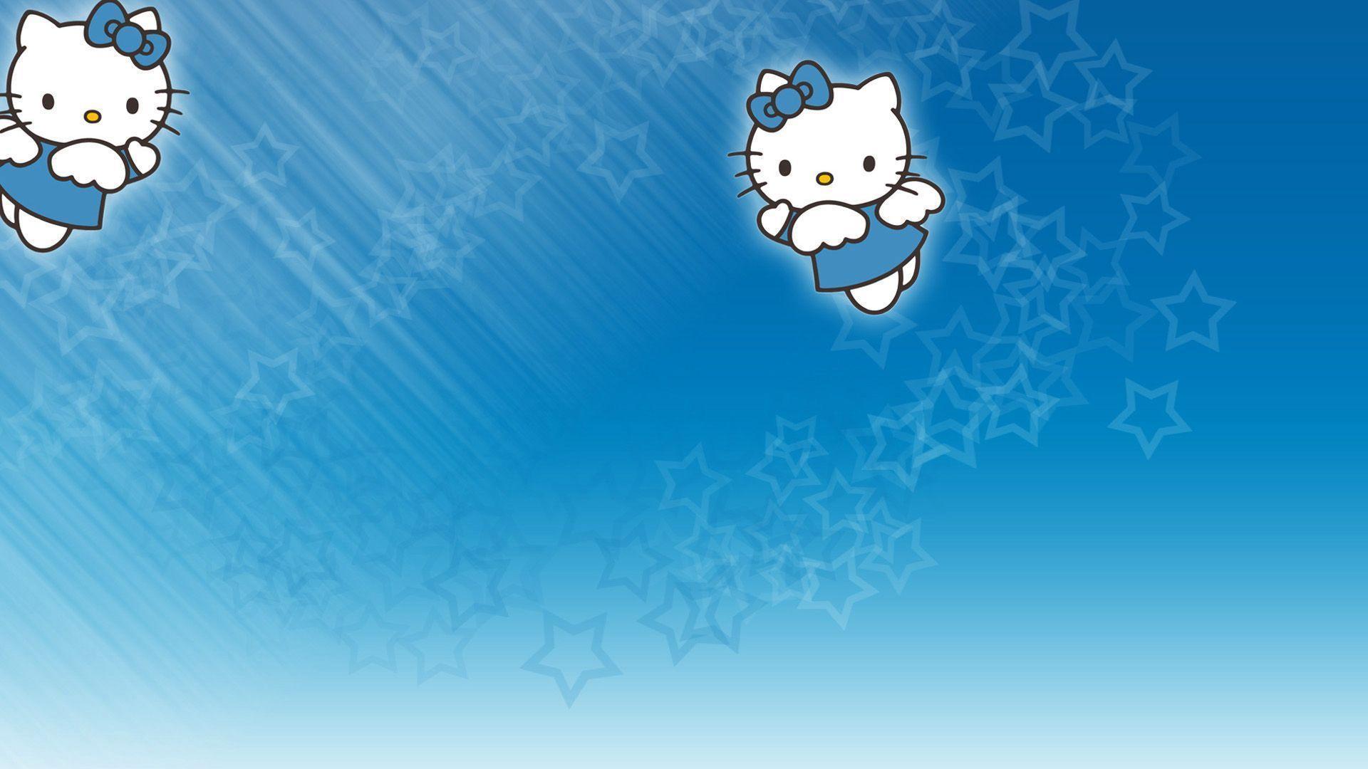 Hello Kitty Blue Wallpapers