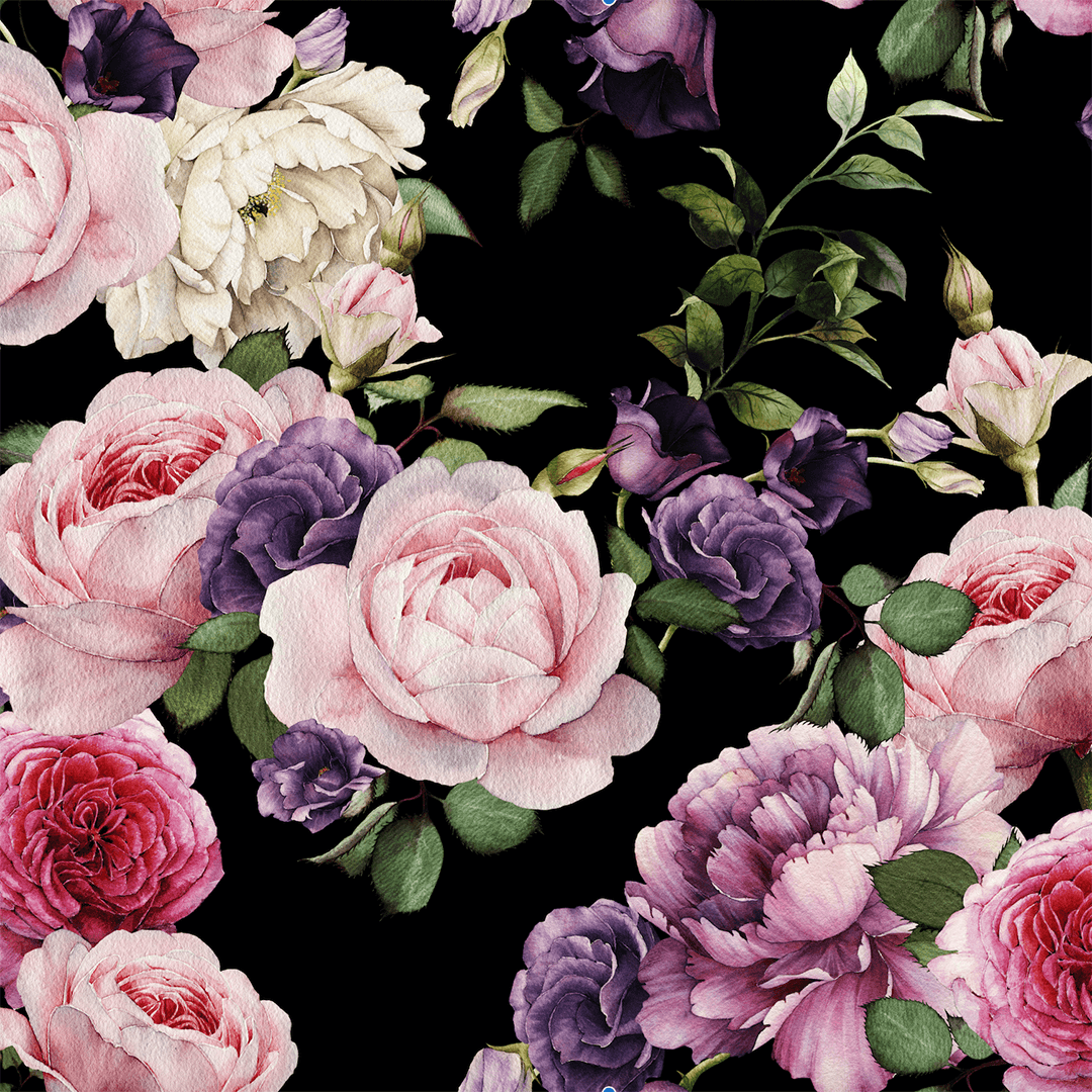 High Resolution Black Floral Wallpapers