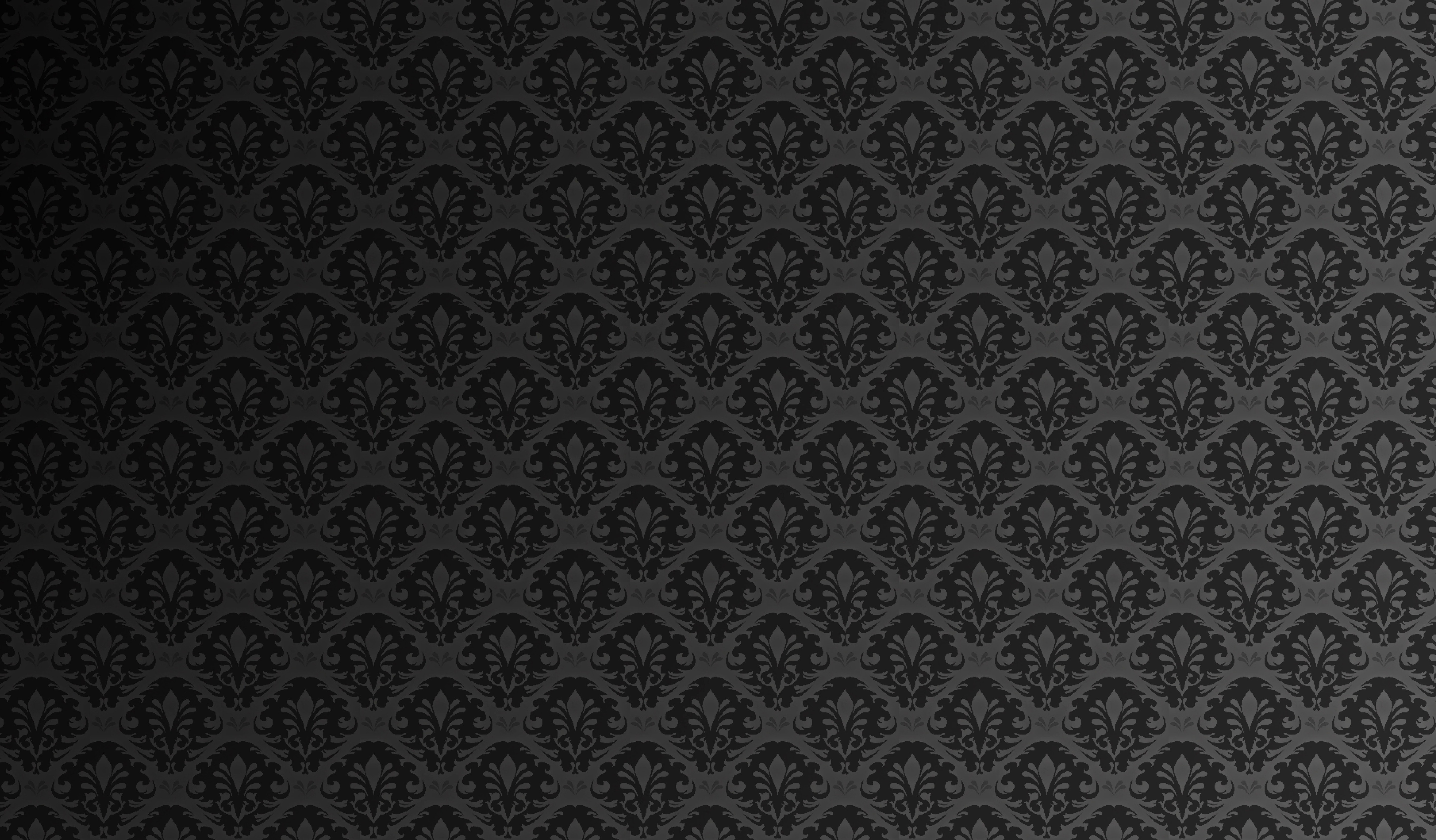 High Resolution Black Floral Wallpapers