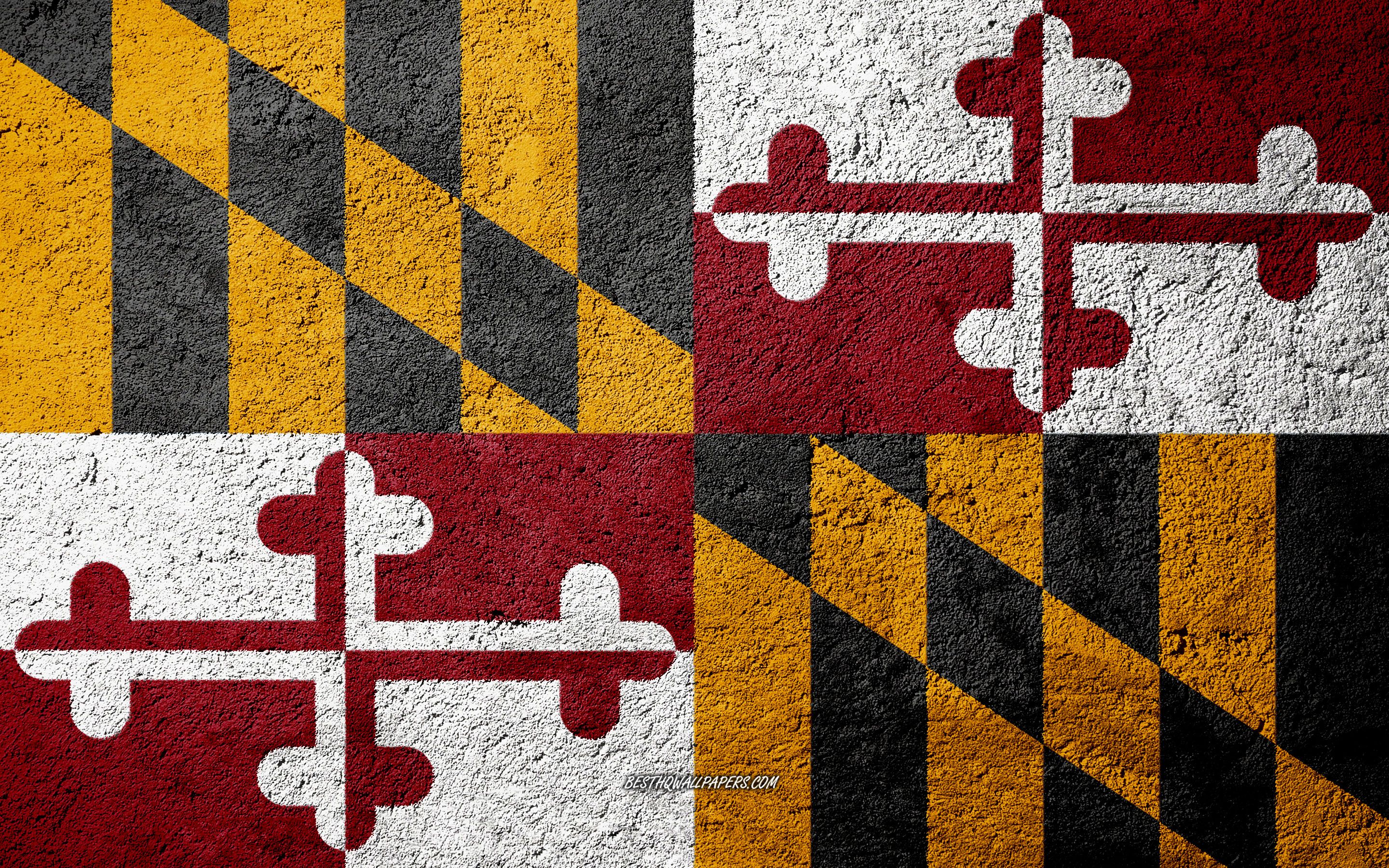 High Resolution Maryland Flag Wallpapers