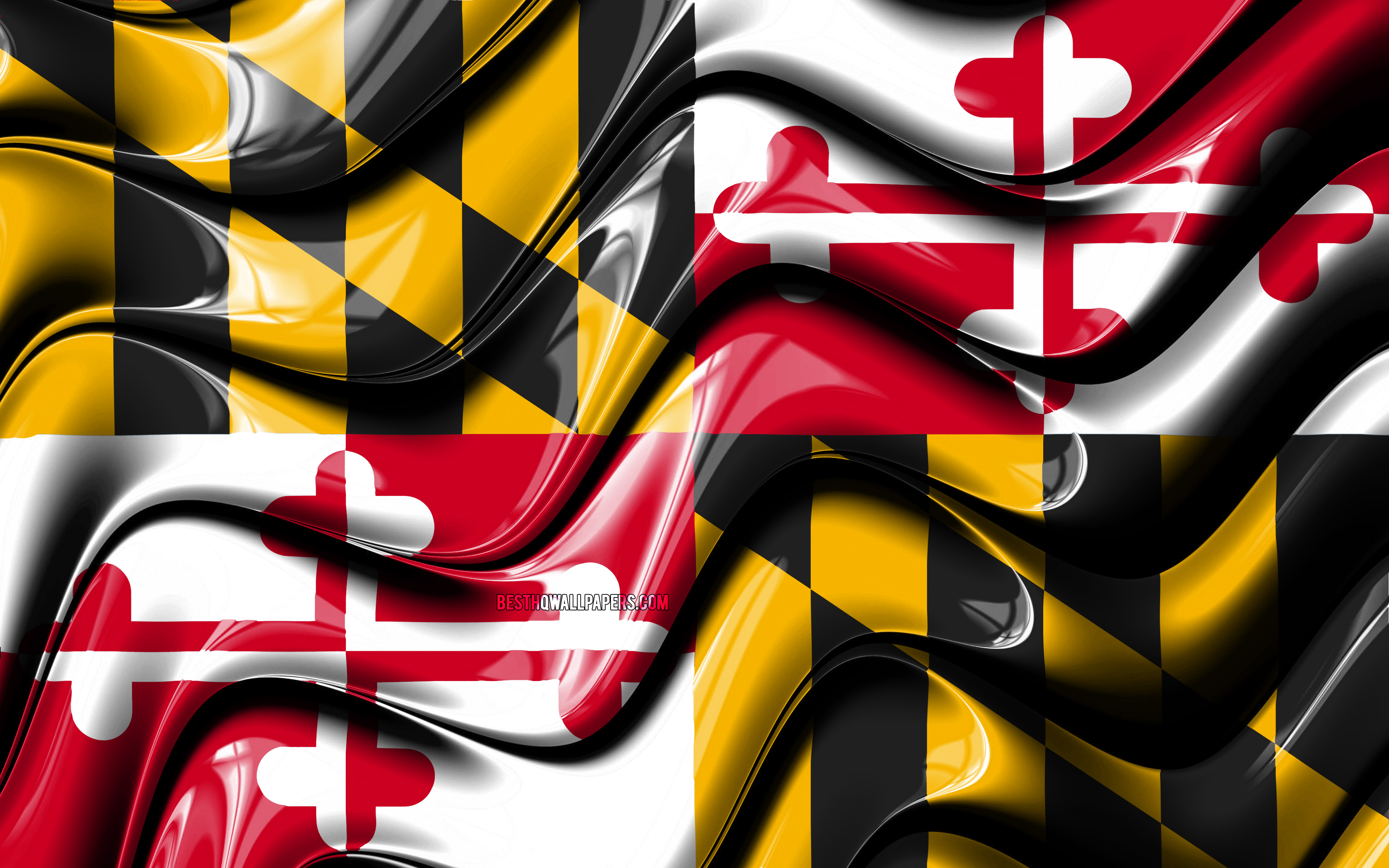 High Resolution Maryland Flag Wallpapers