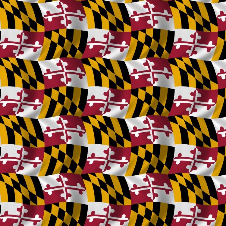 High Resolution Maryland Flag Wallpapers