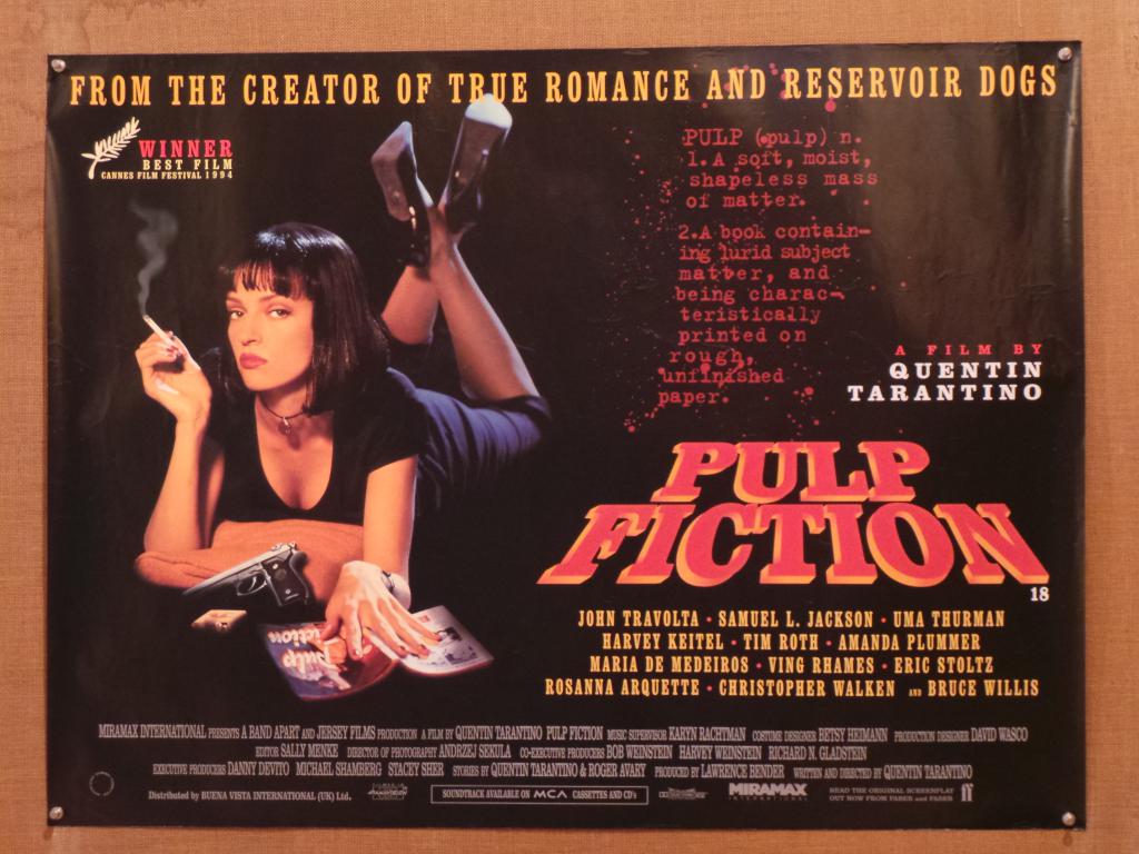 High Resolution Pulp Fiction Poster Wallpapers