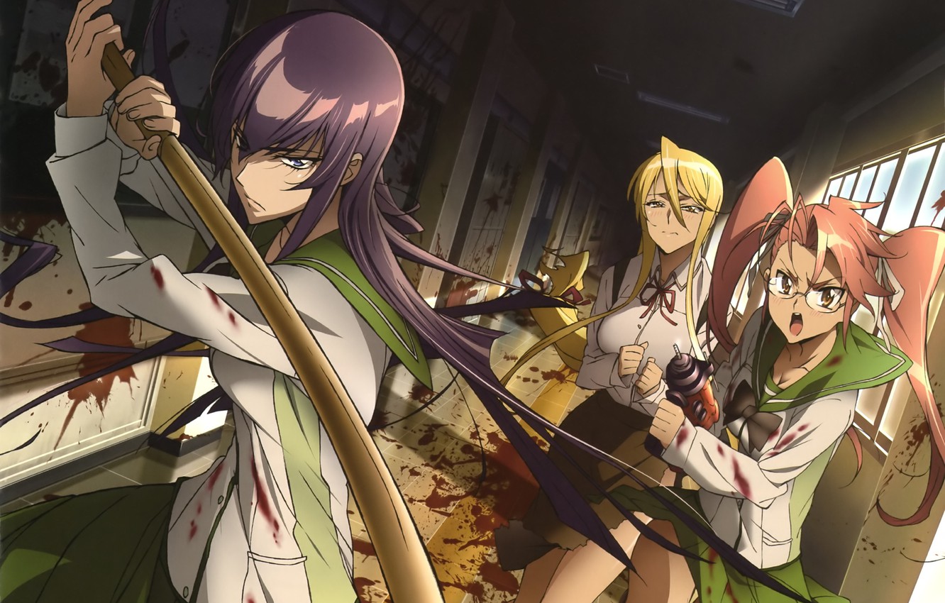 Highschool Of The Dead Saeko Wallpapers