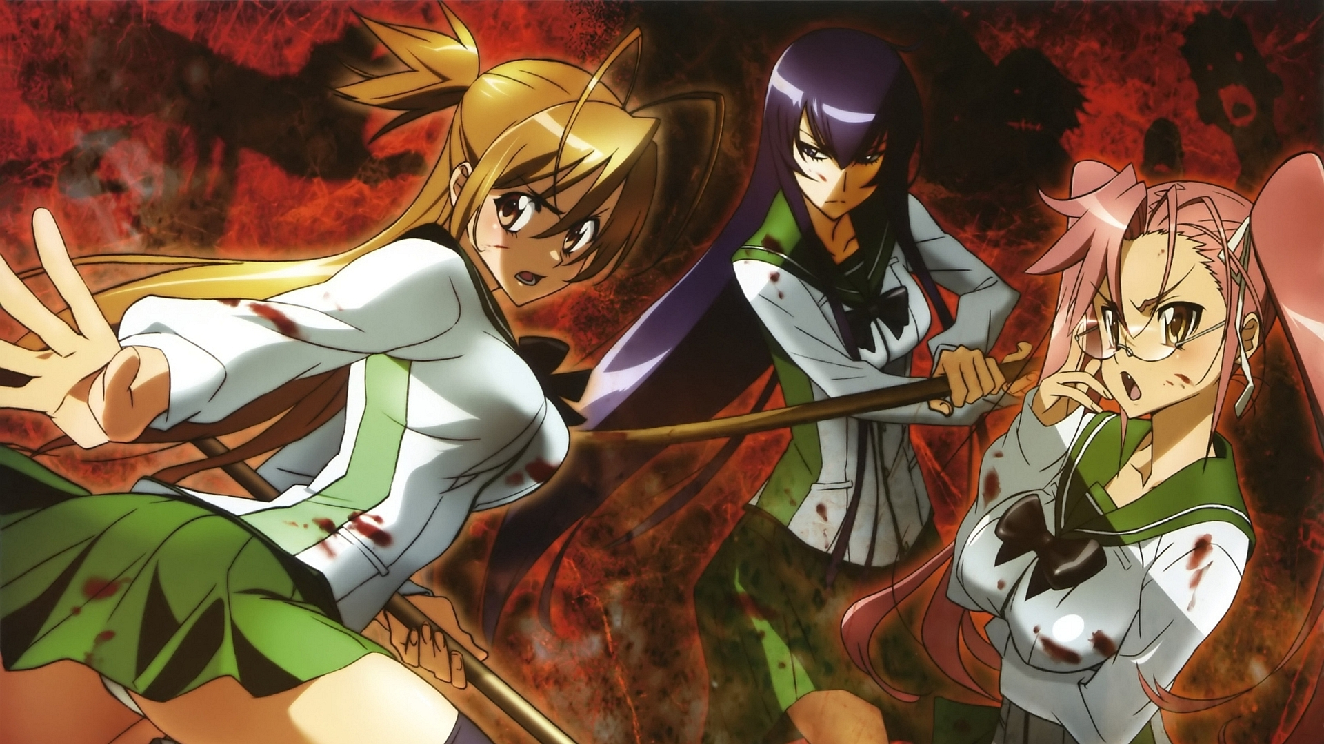 Highschool Of The Dead Saeko Wallpapers