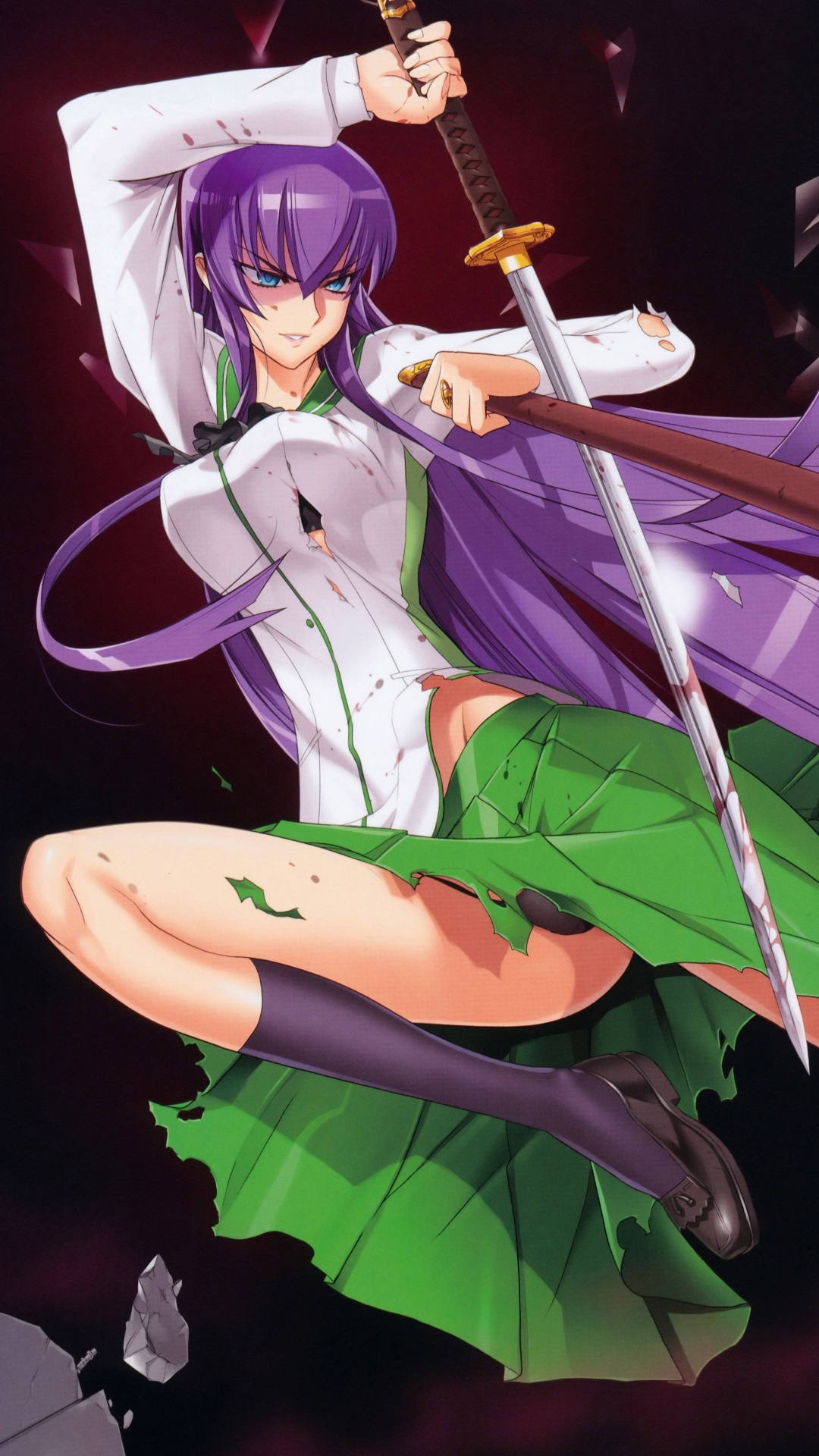 Highschool Of The Dead Saeko Wallpapers