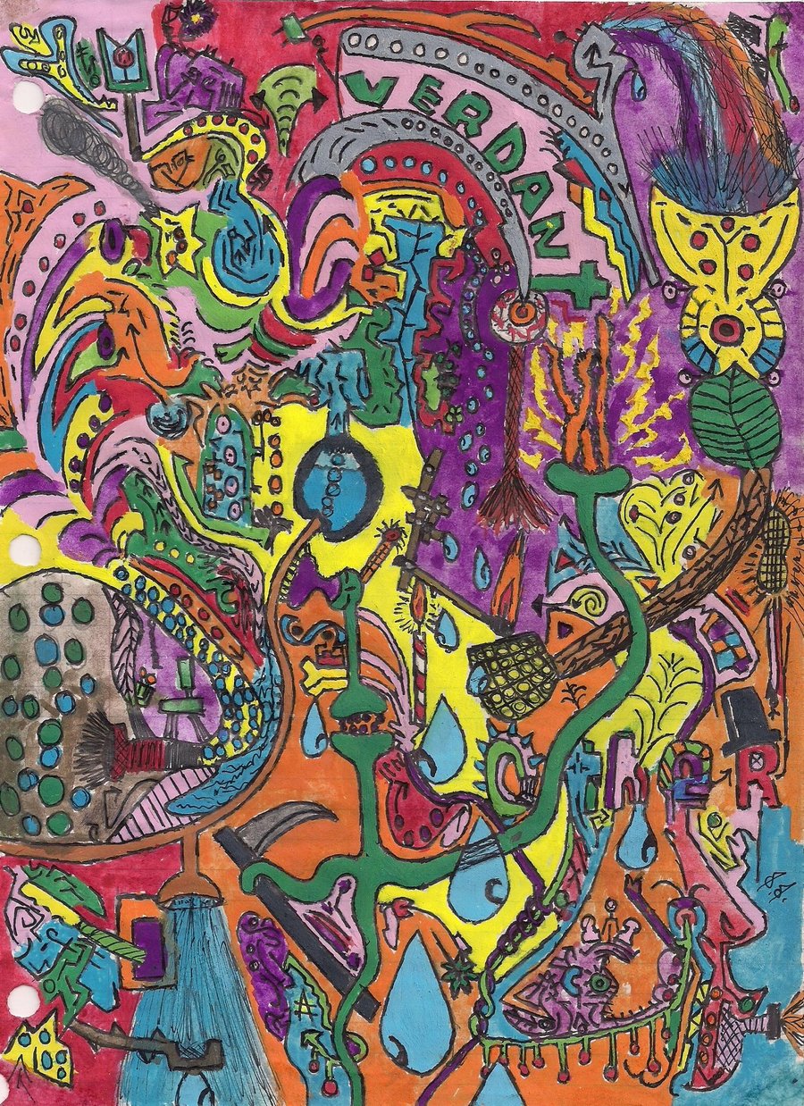 Hippie Trippy Drawings Wallpapers