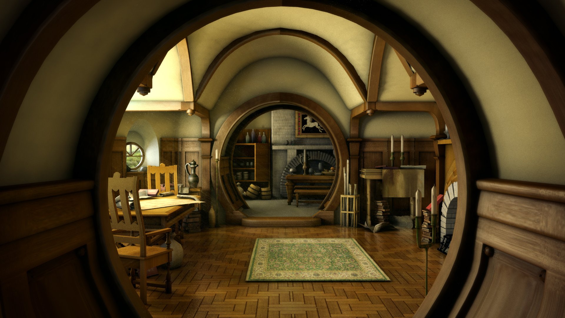 Hobbit Hole Wallpapers