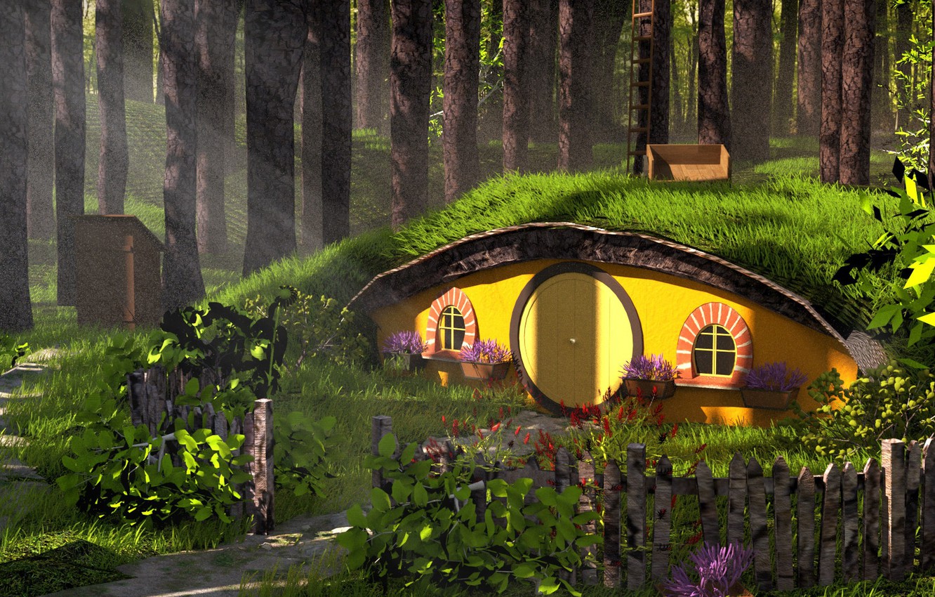 Hobbit Hole Wallpapers